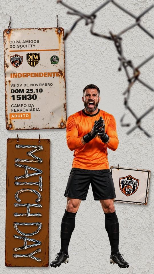 Flyer no modelo Alambrado